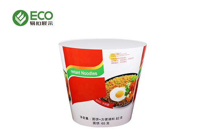 杯面超市促銷紙貨架 方便面超市陳列桶展架 方案設(shè)計(jì)