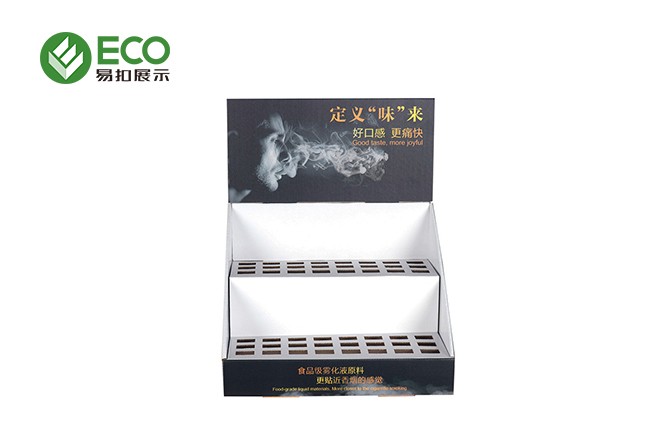 電子煙推廣桌面展示盒 定制電子煙霧化器收銀臺展示架